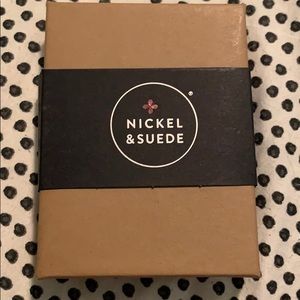 Nickel & Suede small set of earrings